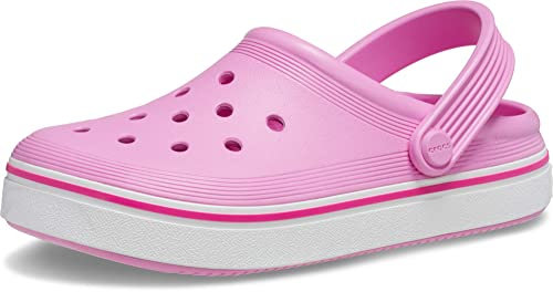 Crocs Unisex-barn Off Court Clog, Taffy rosa, 2 Little Kid