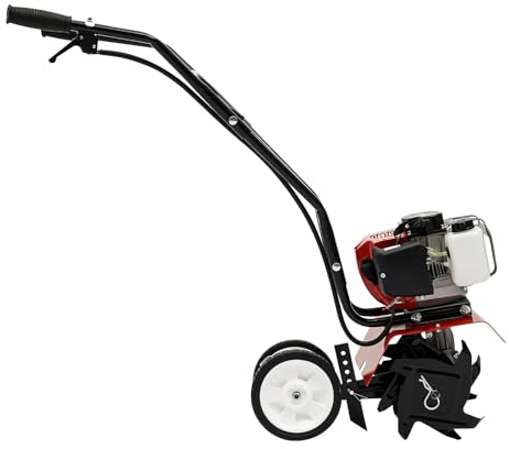 7.Azada De Gasolina De 52 CC, Azada De 2 Tiempos, Diseñado Ergonómicamente para El Cuidado del Jardín y La Horticultura