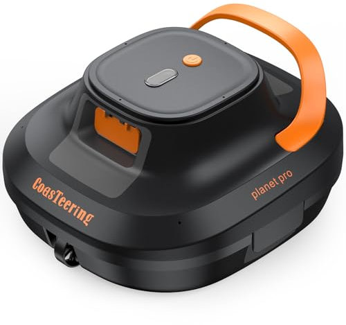 Coasteering Robot da piscina senza fili, 120 minuti, potente, 2 motori brushless, pulitore automatico, adatto per piscine fuori terra fino a 120 m²