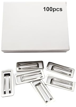 Büroklammer Silber, 100 Stück/Set büroklammern Langlebig und Rostfrei Paper Clips Idee für Schule Büro Klassenzimmer Aktenklammer Metall Büroklammern Klein und Bueroklammern Gross korrosionsbeständig