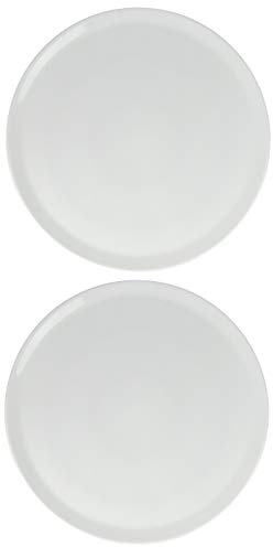 Stenboett set om 2 XL pizzatallrikar Ø 33 cm, premium porslin, gastronomikvalitet, tillverkad i EU, diskmaskinssäkra och stöttåliga