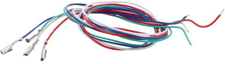 TOGEVAL Cavo Testina Fonografica Accessorio di Ricambio 4 Pezzi in Rame Facile da Installare e Distinguere Connessioni Audio per Giradischi e Fonografo