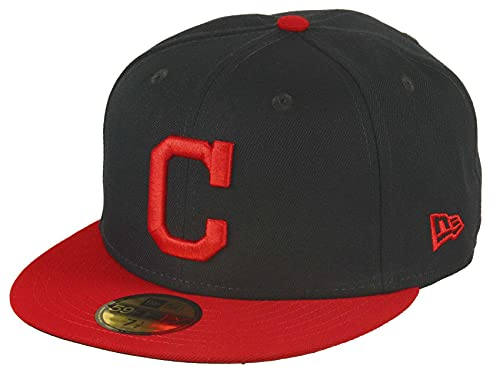 New Era Cleveland Indians MLB AC Performance Navy 59Fifty Basecap - 7 1/4-58cm (L)