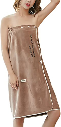 DAIHAN Asciugamano da Donna, Telo Pareo Altamente Assorbente, Kilt da Sauna in Morbida Spugna, per Doccia, SPA, Sauna, Spiaggia, Palestra,Caffè,80 * 135cm