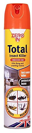 hep® Total Insect Killer Fly & Wasp, mosquitoes, Ant Killer - 300ml Aerosol (Pack of 1)