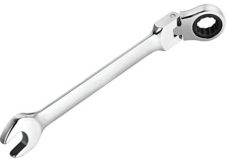 MOCNT Set di Chiavi Combinate Flessibile Chiavi Inglesi Combinazione Ruotare Chiave Combinata a Cricchetto Chiave ad Estremità Aperta Forchetta Anello Spanner Metrico 13mm