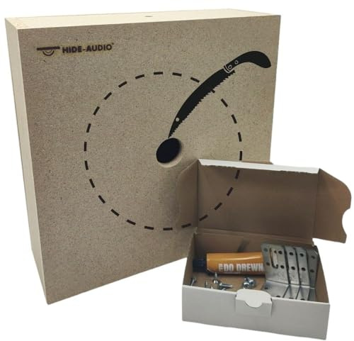 Hide-Audio Akustisches Gehäuse UNIVERSAL für Einbaulautsprecher - V-LITE V330u