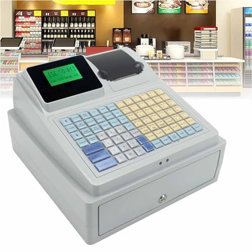 Kassensystem FüR Kleine Unternehmen, Ladenkasse FüR Den Einzelhandel Mit Zwei Monitoren, Drucker, Scanner, Kassenschublade Und Software, FüR Den Einzelhandel In Restaurants Und SupermäRkten
