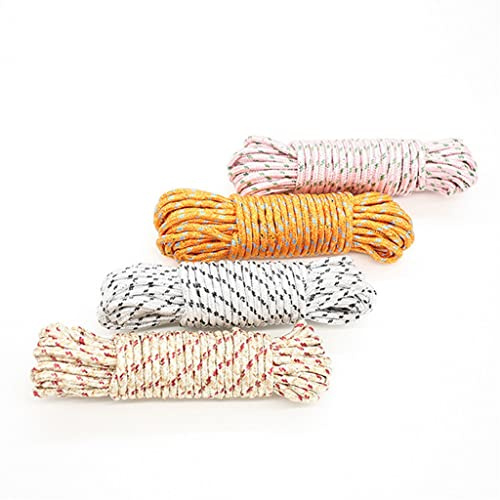 MAKEJ 10M Nylon Clothesline Drying Clothes Dress Washing Hanger Camping Outdoor Climbing Camping Rope Hiking Line Cord