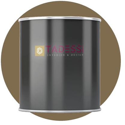 Tadessi Pintura interior marrón caramelo – Pintura lavable para pared mate – Pintura de emulsión – Sin olor y sin disolventes – 5 litros