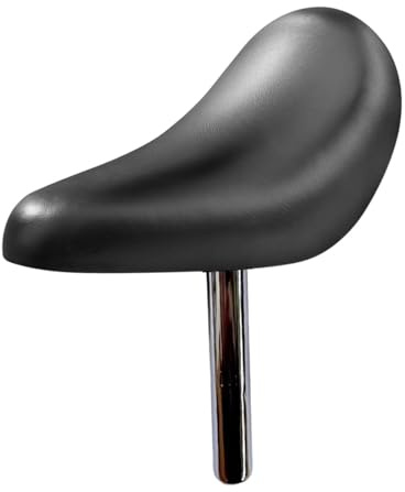 rockible Sella per bici per bambini Sella per bicicletta con montante Comodo sedile per bici ergonomico versatile con parte morbida per ciclismo all'aperto, Nero