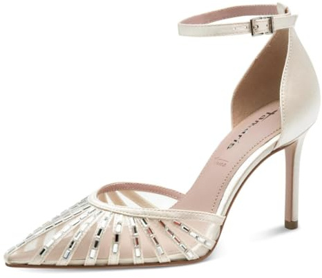 Tamaris Escarpins femme à talon aiguille blanc 37 EU