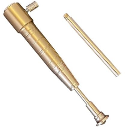 AYNSIX Torch Kerosene Lighter Liquid Refillable Windproof Suitable for Collection Outdoor Survival Men's Gift(Brass 1)