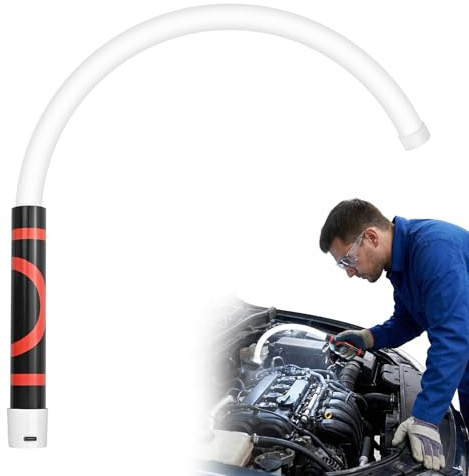Flexible LED Work Flashlight Stick,76cm/30in Rechargeable High Lumens Work Lights, Bendable Mechanic Flashlight with 3 Brightness Modes for Engine Bays Hard to Reach Areas Automotive Mechanics Repairs