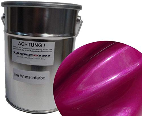 Lackpoint 1 liter spritklar vattenbasis lack Candy Pink 2 Metallic billack
