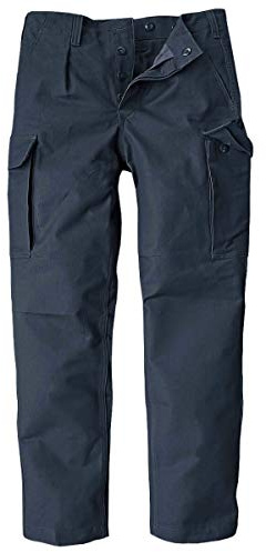 bw-online-shop Pantalon militaire en moleskin de l'armée allemande, bleu marine, 22