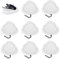 XAVSWRDE 8 PCS Chiffons de Rechange en Microfibre Serpillere Balai Vapeur Durable Pads de Nettoyage Universel avec Cordon de Serrage pour Balai Nettoyeur Vapeur H2O X5 Vax Carrelage Linoléum Céramique