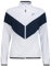 HEAD Women's Club 22 Tracksuit Jacket, White/Dark Blue, Medium