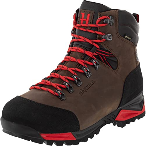 Härkila | Forest Hunter GTX Mid | Abbigliamento e Attrezzatura da Caccia Professionale | qualità Scandinava Durevole | Dark Brown, 43