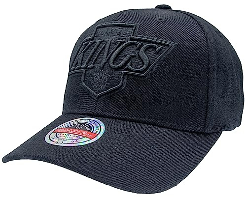 Mitchell & Ness Classic Red NHL BLK/BLK Logo Snapback - Los Angeles Kings
