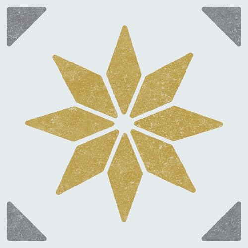 d-c-fix Piastrelle Adesive da Parete – Set da 6 Alia gold (30x30 cm) – Piastrelle adesive per cucina, bagno e paraschizzi – adesive e impermeabili