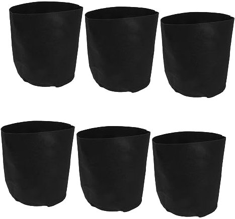 BESPORTBLE 6pezzi Borse Per Coltivazione Di Piante Da Sacchetti Nutrienti Non Traspirante Per Bonsai e Vasi Da Giardino