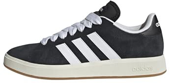 adidas Herren Grand Court Base 00S Schuhe, Cblack/Ftwwht/Gum10, 43 1/3 EU