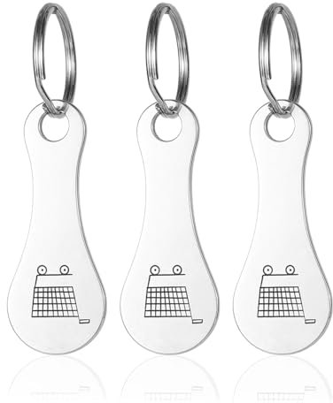 TPZORJX 3 Pezzi Chip del Carrello Della Spesa in Metallo,Gettone Carrellodella Spesa in Acciaio Inox Rimovibile,Portachiavi Carrello Della Spesa,Gadget Utile per Carrello Spesa