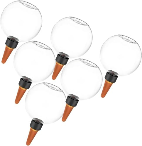MLordoarf Lot de 6/8 boules d'arrosage grandes, arrosage automatique des plantes, distributeur d'eau pour plantes pour un arrosage automatique, boule d'arrosage auto-alimentée pour plantes de balcon