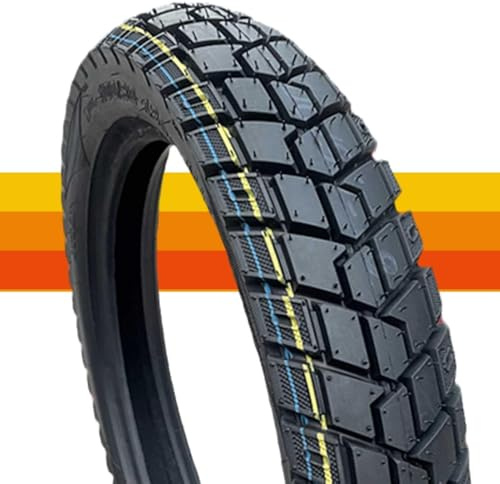 100/90-18 Motorcykeldäck Tubeslöst 8PR, 100/90/18 Allterrängdäck Hög Grepp, 100 90 18 Hållbart 18-tums TL-däck för Moped Fram- Bakhjul