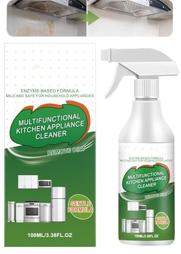 Limpiador de espuma enzimática multiusos, fórmula enzimática natural, spray limpiador de electrodomésticos de cocina, versátil, potente y perfecto para la cocina y el hogar (1 Pcs)
