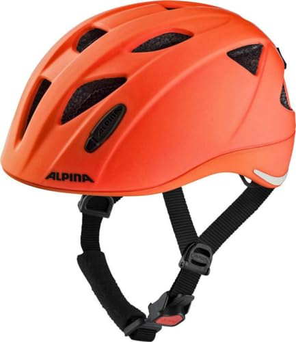 ALPINA XIMO L.E. - Lätt, säker och okrossbar cykelhjälm med valfri LED-lampa för barn