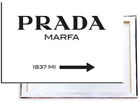 Unified Distribution Prada Maria Modeschau - 60x40 cm Kunstdruck auf Leinwand • erstklassige Druckqualität • Dekoration • Wandbild