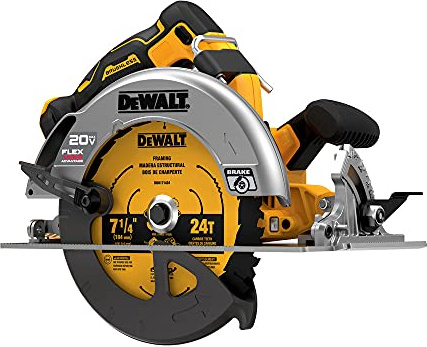 DEWALT FLEXVOLT ADVANTAGE 20V MAX* Circular Saw, 7-1/4-Inch, Cordless, Tool Only (DCS573B)