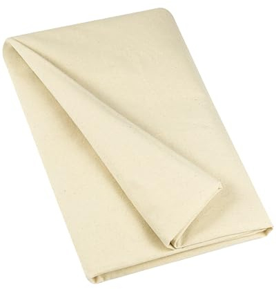 HOTGODEN Medelvikt 100% bomull muslintyg: 160 cm x 2,5,10 meter oblekt muslin linne tygmaterial för sömnadsmaterial klädduk