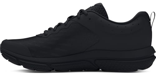 Under Armour Men's Charged Assert 10 Shoes, Black/Black/Pitch Gray, 12