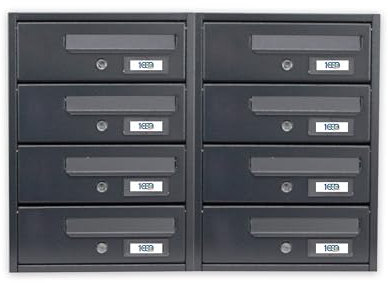 1000Brico - Cassetta Postale Condominio 8 ante Hugo