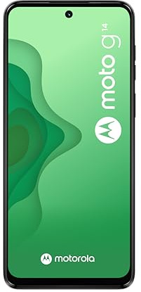 Motorola Moto G14 4G RAM 4GB 128GB Steel Grey Unlocked Smartphone Screen 6.5 5000mAh Battery Charger USB Cable and Protective Case FR Version