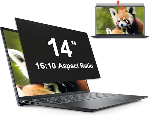 Filtro Privacy 14 Pollici per 16:10 Laptop, Rimovibile Filtro Privacy Schermo, Pellicola Privacy Filter Compatibile con HP/Dell/Acer/Lenovo/Thinkpad/Samsung/ASUS/Sony, Anti Glare Pellicola Privacy PC