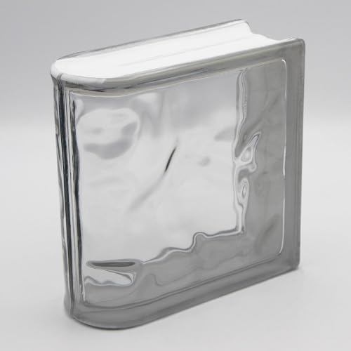 Brique de construction en verre basique - Nuage - Clair - 19 x 19 x 8 cm