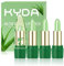 Freeorr 3 Stück Aloe Vera Jelly Lippenstift, Magic Temperature Farbwechsel Lippenstift Lippenbalsam, Feuchtigkeitsspendendes Lang anhaltendes Lippen Lipgloss Aloe Vera Lippenstift Set-3.5g