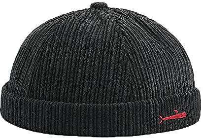 YAMEE Docker-Cap Herren Docker Mütze Damen Seemannsmütze Hafenmütze Herrenmütze Bikercap Hat Wandermütze Dockercap Kopfbedeckung Seemannskappe （Kopfumfang Größenverstellbar）