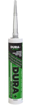 DURA+ All-In-One Hybrid Polymer Adhesive and Sealant: Waterproof, Extreme High Bond Strength, Replaces Silicone, Long-Lasting & Anti-Mould, Superior For Sanitaryware (290ml - Clear)
