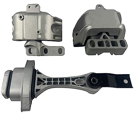 BST BSSP 3PCS A6929 A6930 A6935 Engine & Trans Mount Set Compatible with 2000-2005 VW Jetta 1.8L 2.0L Engine Motor&Transmission Mounts Set for 2000-2005 Volkswagen Golf for 99-05 Bettle 1.8