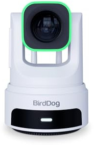 BirdDog X4 Ultra: Ultimate Wireless Camera with NDI HX3 Portable Power AI Control and Flexibility in Live Production (White)