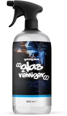 Grizzly Clean Nettoyant pour vitres de voiture, pour une vision claire, élimine la graisse, la nicotine et les résidus d'insectes, sans traces (500 ml)