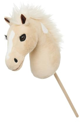 LeMieux Hobby Horse Lemon - Lemon and White Skewbald - Realistic Head - Perfect for Kids