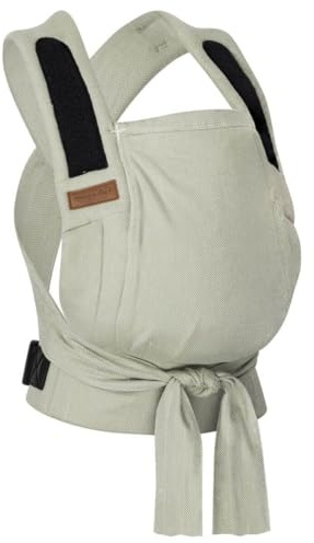 Hoppediz Babytrage Bondolino b.pure - Bauchtrage, Hüfttrage, Rückentrage - ab Geburt (Elba)