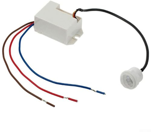 3 Drähte elektrisch für Relais Körper Bewegungsmelder Automatischer Lichtlampensteuerschalter