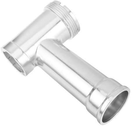 Ipetboom Tube de Remplacement en Alliage d'Aluminium pour Hachoir à Viande Électrique Accessoire de Remplissage de Saucisses Compatible Nettoyage Rapide Pièces Détachées pour Hachoir